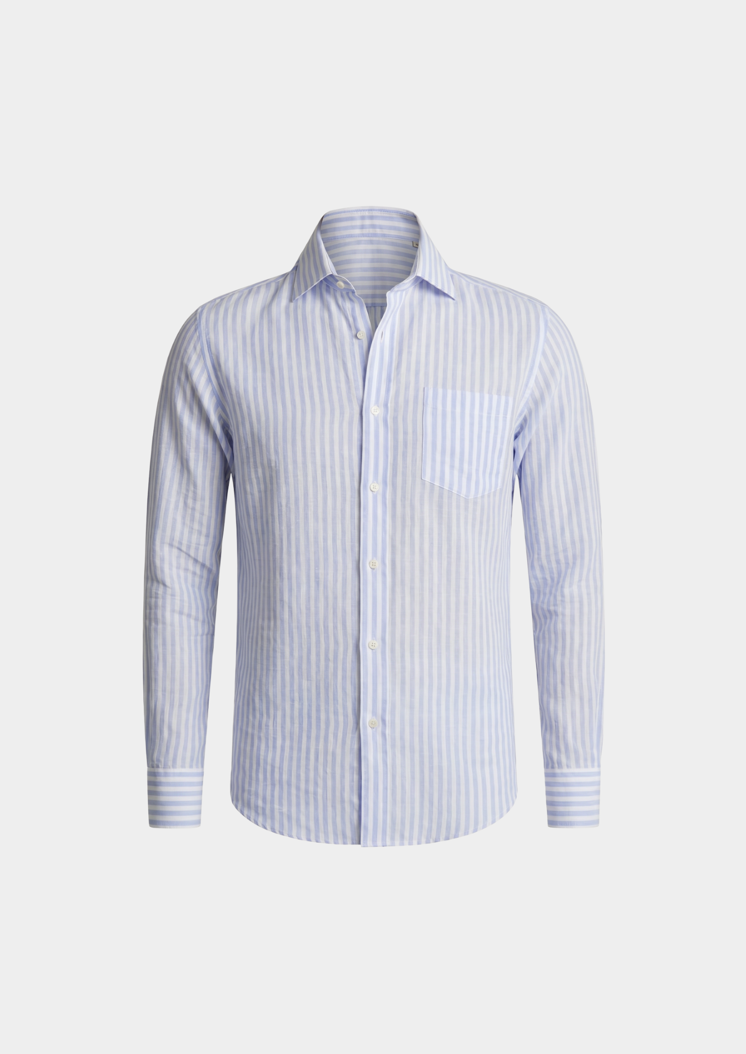 Camisa Costeira Listrada Portofino - Azul Claro