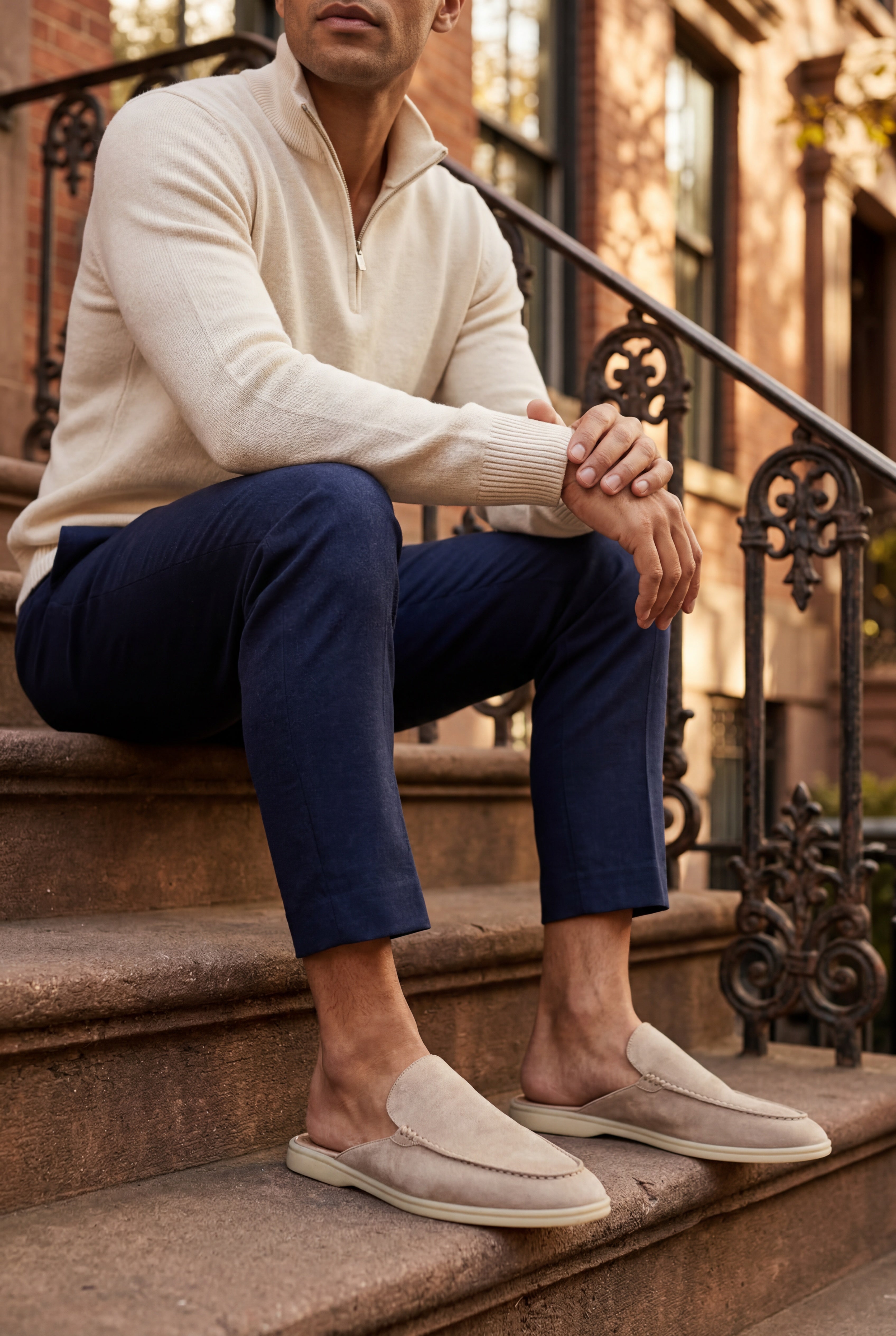 beige Desert Nina Mule