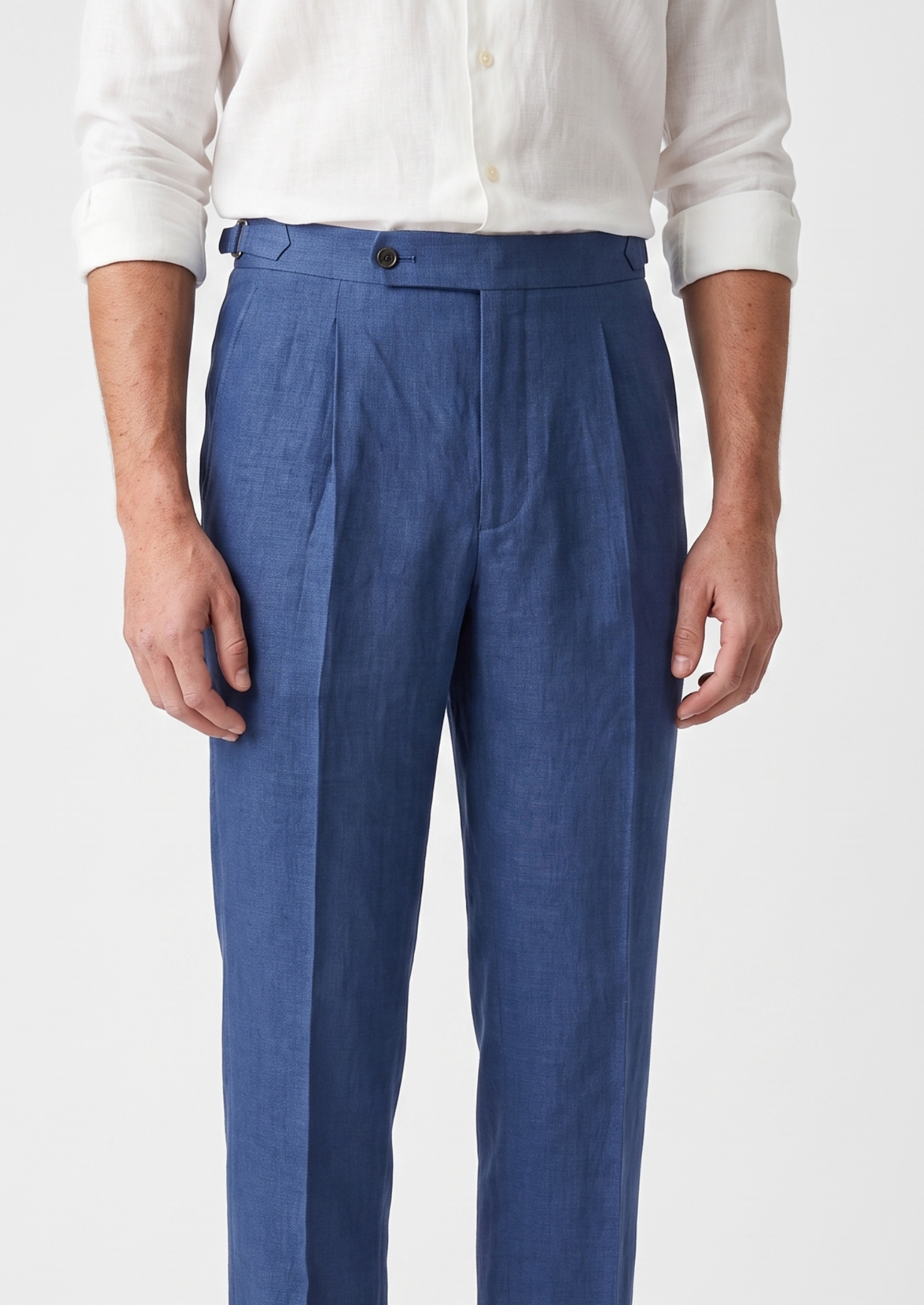 Calça TUSCANY Plissada Coastal - Azul