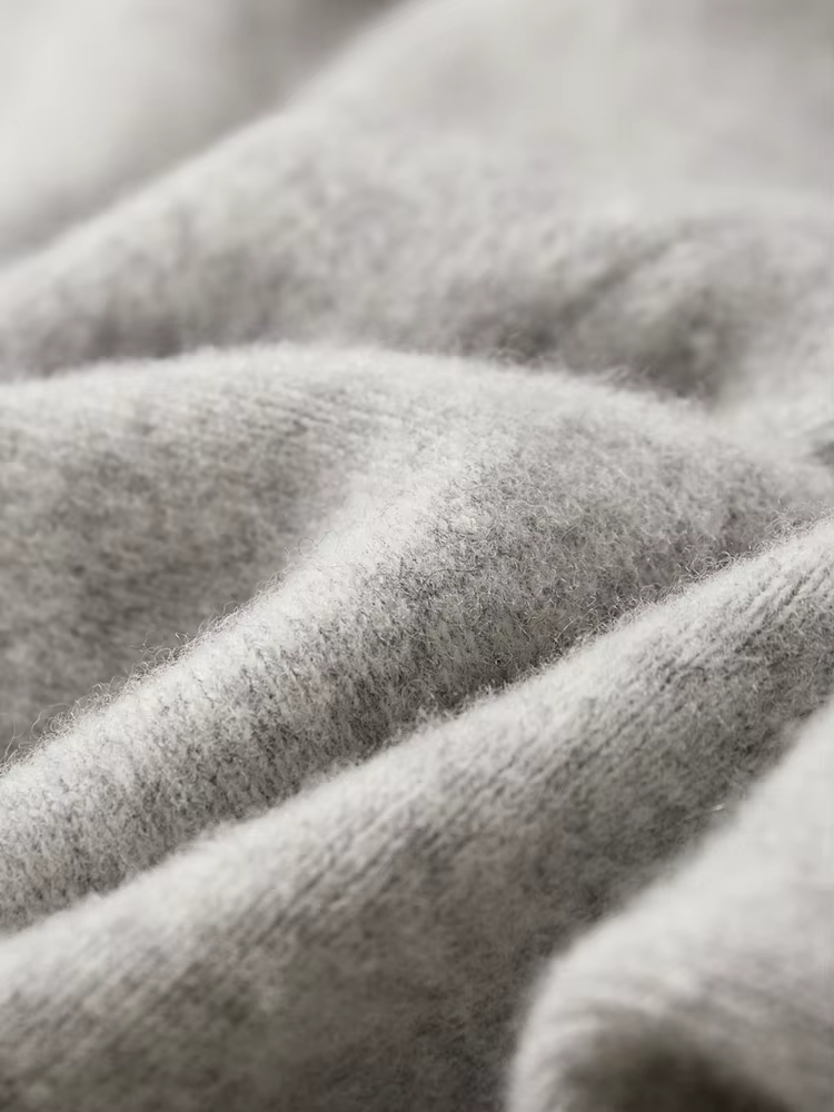 Conjunto Bicolor em Lã Merino Extrafina Pura