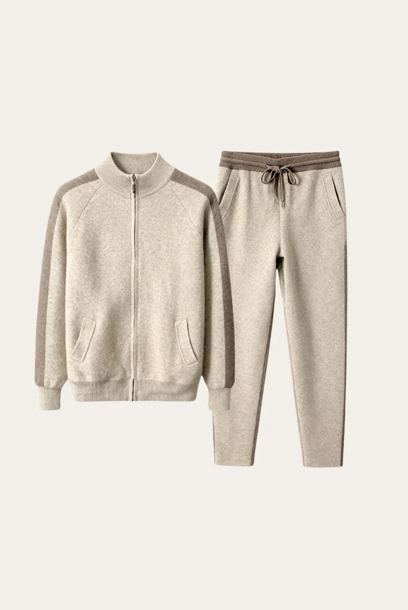 Beige Nina Cashmere Set