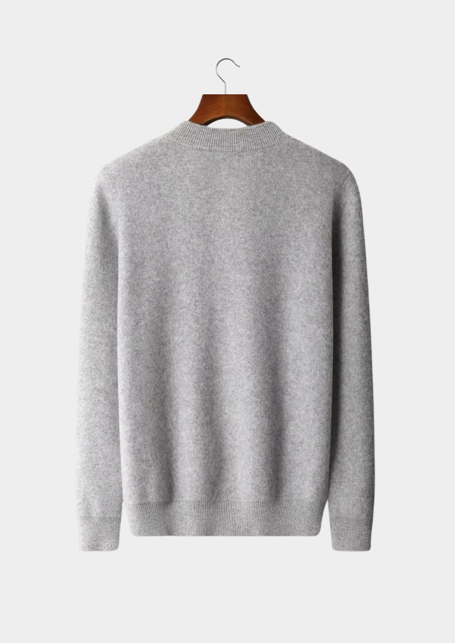 Cardigan Gola V em Lã Merino Extrafina